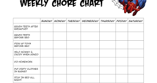 Simple 2 Silly Chore Chart