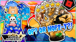 Bump it's like another tower defense but it's anime characters instead of soldiers. All Star Tower Defense New Dio 5 Star Showcase Is He Good Roblox Youtube