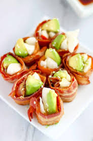 Keto Bacon California Rolls Low Carb Sushi Recipe Recipe Low Carb Sushi California Roll Bacon Roll