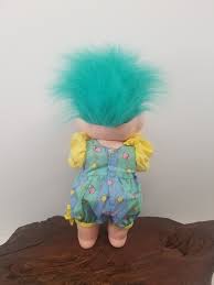 Magic Troll Teal Green Haired Large Doll Thumb Sucker - Etsy