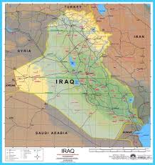 Awesome Map Of Iraq Iraq Iraq Map Map