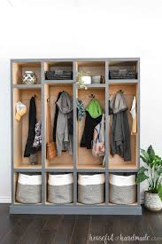 Looking for a good deal on diy shelf? Diy Mudroom Storage Lockers Build Plans Houseful Of Handmade
