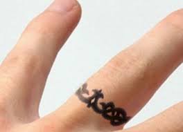 18 Lovely Wedding Ring Tattoos That Symbolize Your Love 2019 Wedding Band Tattoo Ring Tattoo Designs Ring Finger Tattoos
