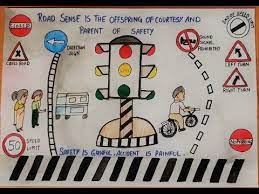 Almost files can be used for commercial. How To Draw City Road Safety Drawing Ll Drawing On Road Safety For Competition Youtube Road Safety Poster Kids Drawing Projects Road Safety