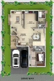Type A West Facing Villa Ground Floor Plan 2bhk House Plan Family House Plans Indian House Plans
