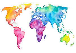 World Map Print Etsy World Map Painting World Map Wallpaper Map Wall Art