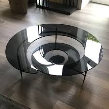 The spiral coffee table was designed for the main living area in a converted factory apartment in sydney. Cattelan Italia Visit July 2017