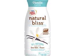 Coffee Mate Natural Bliss Vanilla Flavor Liquid Coffee Creamer 16 Fl Oz Bottle Nutrition Facts Eat This Much