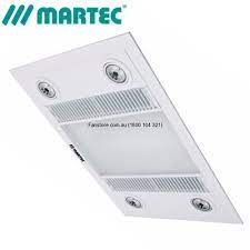 The fan is the best bathroom heater fan light combo that could increase the temperature or warm a small room up the fan uses 11 watts led light and 2 watts led night light which saves electricity and money. Linear Bathroom 3 In 1 Heater Exhaust Fan Led Light White Mbhl1000w Martec