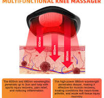 iKeener Kabelloses Kniegelenk-Massagegerät, Intelligente Vibrationsmassage  und Airbag Kompression Massage, Tiefe Hitze für Kniegelenk ...