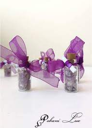 Подаръче за гости на абитуриентски бал шишенце в лилаво над 20 бр