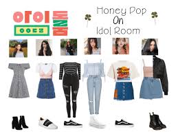 Honey Pop On Idol Room Kpop Fashion Outfits Kpop Outfits Korean Outfits
