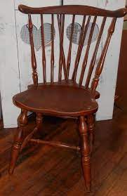 Vintage Pennsylvania House Cherry Windsor Brace Back Style Chair 2 Post 1950 Chairs Zeppy Io 1950 Chair Chair Rocking Chair