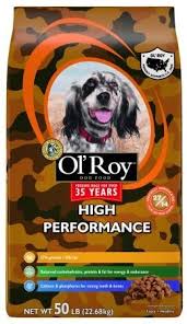 Ol' roy dog food had its debut in 1981, and being available only at walmart was most decidedly not a drawback. Amazon Com Ol Roy Dog High Performance Food 50 Lb 1 Pet Supplies