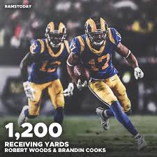 What A Year It S Been For These Two Guys 1200 Receiving Yards Each For The Archer And Mr Reliable Rams Football St Louis Rams La Rams