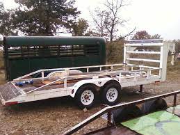16ft Horse Trailer For Sale 800 And 18ft Heavy Duty Gooseneck Car Trailer 2200 Call 870 421 6066 Horse Trailers For Sale Trailers For Sale Car Trailer