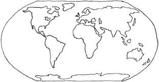 World Coloring Pages World Map Coloring Page Color World Map World Map Template