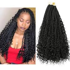 Goddess Box Braids Crochet Hair With Curly Ends 12roots Bohemian Crochet Braids Ebay In 2020 Braid In Hair Extensions Curly Crochet Braids Crochet Hair Styles