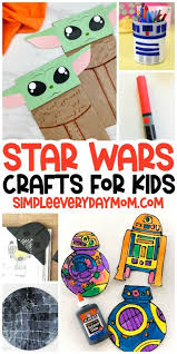 19 Best Star Wars Crafts For Kids Star Wars Crafts Crafts For Kids Disney Crafts