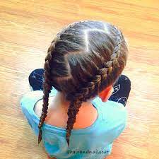 Zig Zag Parting Dutch Braids Braids For Kids Kids Hairstyles Natural Hair Styles