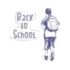 Back To School Sketch People Boy School Clipart School Back Png And Vector With Transparent Background For Free Download School Backpack Drawing School Clipart