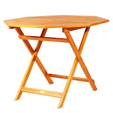 Add shade by using the center umbrella hole, which is compatible with most umbrella pole sizes (umbrella not included) versatile usage: Outsunny 39 Acacia Wood Octagon Folding Outdoor Bistro Table With Umbrella Hole Aosom
