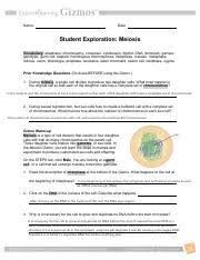 With a team of extremely dedicated and quality lecturers, explore learning gizmo meiosis answer key will not only be a place to share knowledge but also to help students get inspired to explore and discover many creative ideas from themselves. Layma Genetics 12a Simulating Meiosis Gizmo Pdf Name Date Student Exploration Meiosis Vocabulary Anaphase Chromosome Crossover Cytokinesis Diploid Course Hero