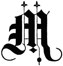 There are two main kinds of what people tend to call gothic letters: M Old English Title Text Clipart Etc Old English Letters Gothic Lettering Old English