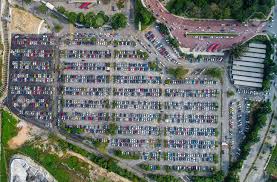 Car park @ kl tower. Aerial View Of Open Car Parking Lot In Kuala Lumpur City Malaysia Stock Photo Picture And Royalty Free Image Image 117541861