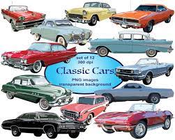 Classic Car Clipart Svg Clipart Automobile Clipart Cars Etsy Classic Cars Clip Art Vintage Classic