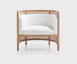 Fields Cane Back White Accent Chair By Leanne Ford Reviews Crate And Barrel White Accent Chair Accent Chairs Accent Chairs For Sale
