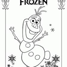 Mewarn10 Kleurplaten Frozen Olaf Zomer