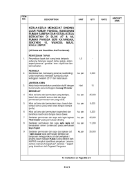 Traditionally, it splits the work trades into groups known as bills. Contoh Bills Of Quantities Painting Buildings Works Pdf