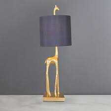 Elements Malmo Gold Giraffe Table Lamp Giraffe Lamp Table Lamp Bedside Table Lamps