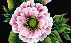 Step by step painting lesson with video. One Stroke Painting Flowers For Beginners Painting Inspired