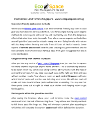 Before you start tackling the specific requirements, you'll need to make sure that you have a high school. Pest Control And Termite Singapore By Timeaccessworld247 Issuu