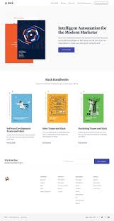 Slack Handbooks Landing Page Design Inspiration Lapa Ninja In 2020 Web Design Books Landing Page Design Simple Web Design