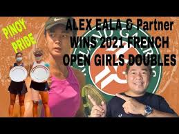 Alex eala enters the final 8 at the french open after four successive wins at the roland garros courts. Alex Eala Partner Wins 2021 French Open Girls Tennis Doubles Youtube