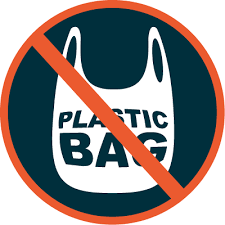 White plastic bag in red forbidden symbol on black background. Bag Campaign Kampagne Logo Plastic Bag Campaign Surfrider Foundation Plastic Design Save Earth