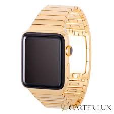 Shop latest 18mm gold watch bracelet online from our range of jewelry at au.dhgate.com, free and fast delivery to australia. Apple Watch Link 24 Karat Gold Link Bracelet Series 3 Carterlux Com