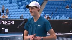 The future of tennis is in good hands as. Jannik Sinner On Court Interview Sf Melbourne Summer Series 2021 The Global Herald