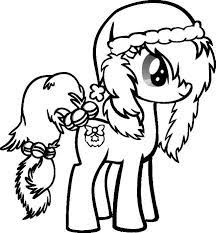 Pony christmas coloring page for kids of all ages. My Little Pony Christmas Coloring Pages Dibujo Para Imprimir My Little Pony Christmas Coloring Pages Dibujo Para Imprimir Dibujo Para Imprimir