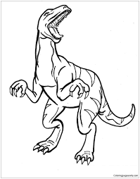 Simply do online coloring for picture of hungry allosaurus coloring page directly from your gadget, support for ipad, android tab or using our web feature. Astounding Allosaurus Dinosaur Coloring Pages Thaifaa