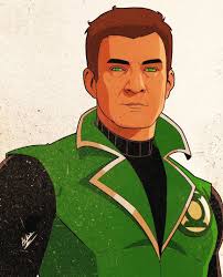 Incredible fan art of Nathan Fillion as Guy Gardner by Atkin 🟢