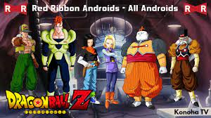 Maybe you would like to learn more about one of these? The Red Ribbon Androids All Androids And Forms Dragon Ball Z Dragon Ball Heroes Youtube