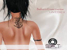 Sailors cross tattoo + gallery | tattoo parlor and art gallery located in the heart of the freret corridor in new orleans Second Life Marketplace Sat Designs Sailor S Cross Tattoo