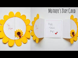 While it is rather easy to go out and buy a greeting card, remember that a personal message is more memorable than any fancy card let it dry completely before using. Easy Mother S Day Flower Card Handmade Mother S Day Card Cute Ideas For Mother S Day Youtube