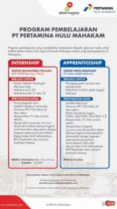Pertamina, indonesian flagship integrated energy company, represent nation image. Info Pembukaan Program Pembelajaran Pt Pertamina Hulu Mahakam Teknik Lingkungan