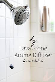 Homemade Lava Stone Aroma Diffuser For The Shower Diy Shower Aroma Diffuser Homemade Diffuser