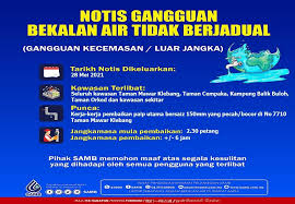 Hebahan penting gangguan bekalan air tidak berjadual di loji rawatan air merbau chondong melibatkan air kelantan sdn bhd jajahan machang, pasir puteh, kota bharu. Facebook